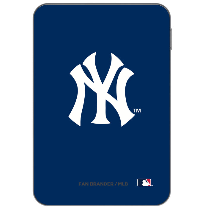 Otterbox Power Bank with New York Yankees Primary Logo on Team Color Background