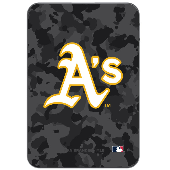 Otterbox Power Bank with Oakland Athletics Urban Camo Background