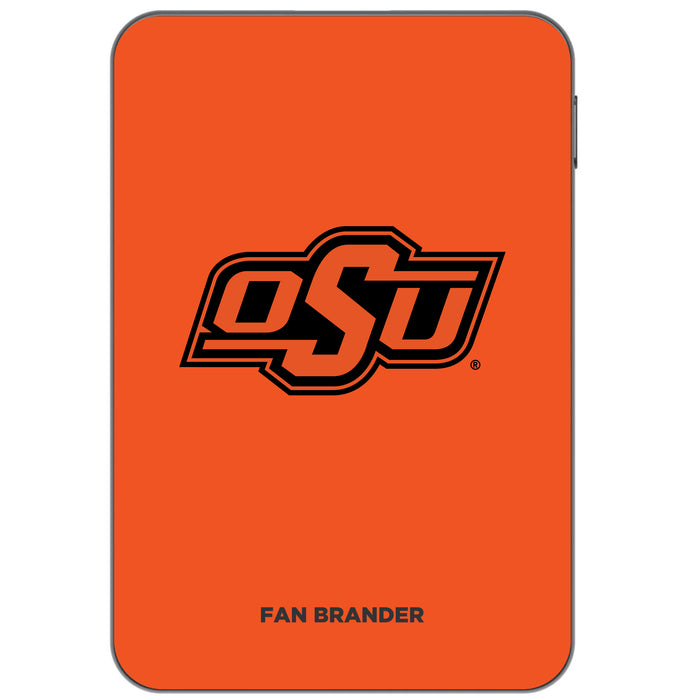 Otterbox Power Bank with Oklahoma State Cowboys Primary Logo on Team Background Design