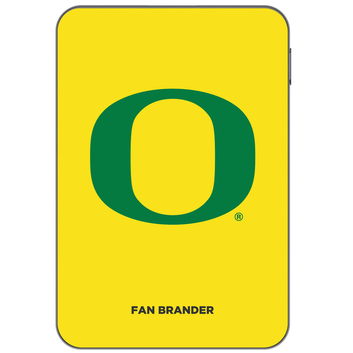 Otterbox Power Bank with Oregon Ducks Primary Logo on Team Background Design