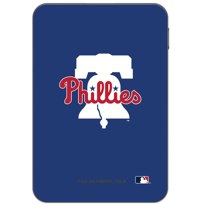 Otterbox Power Bank with Philadelphia Phillies Primary Logo on Team Color Background