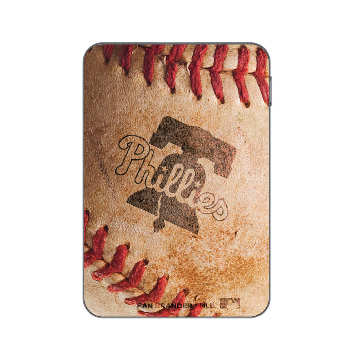Otterbox Power Bank with Philadelphia Phillies Primary Logo and Baseball Design