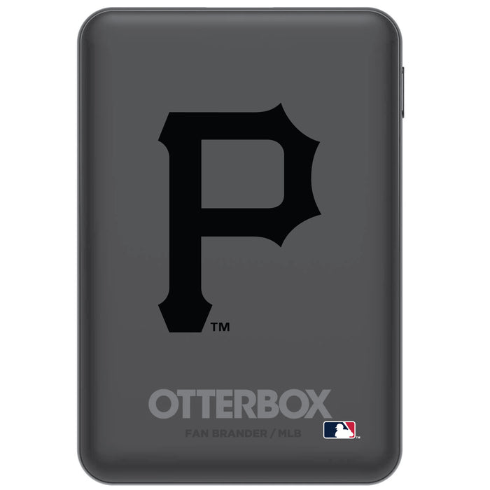 Otterbox Power Bank with Pittsburgh Pirates Primary Logo in Black
