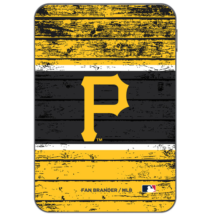 Otterbox Power Bank with Pittsburgh Pirates Wood Background