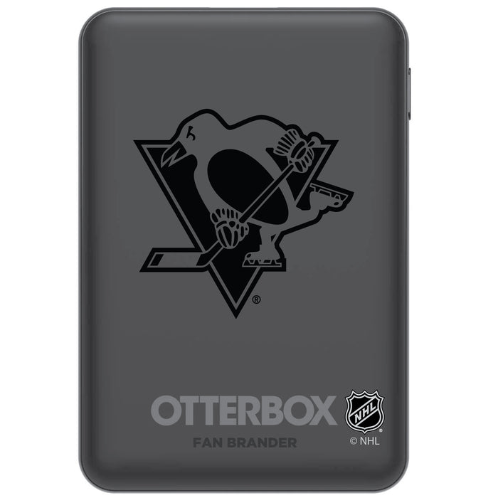 Otterbox Power Bank with Pittsburgh Penguins Primary Logo in Black