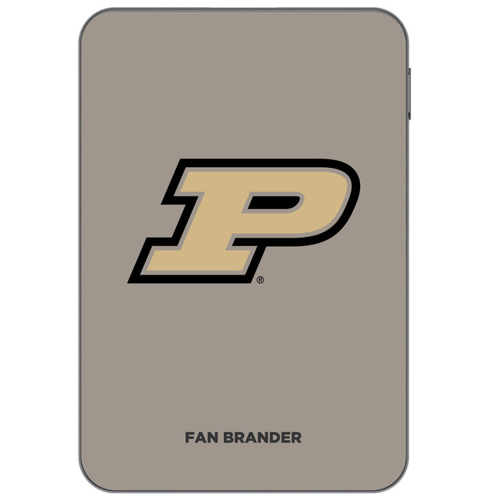 Otterbox Power Bank with Purdue Boilermakers Primary Logo on Team Background Design