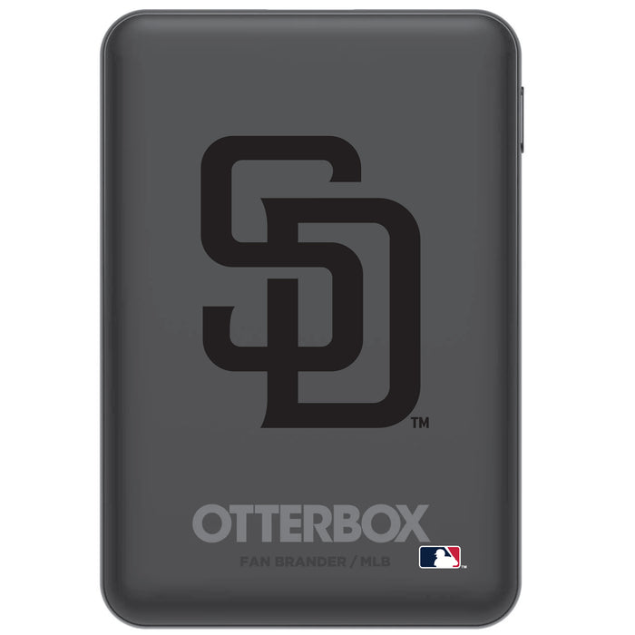 Otterbox Power Bank with San Diego Padres Primary Logo in Black