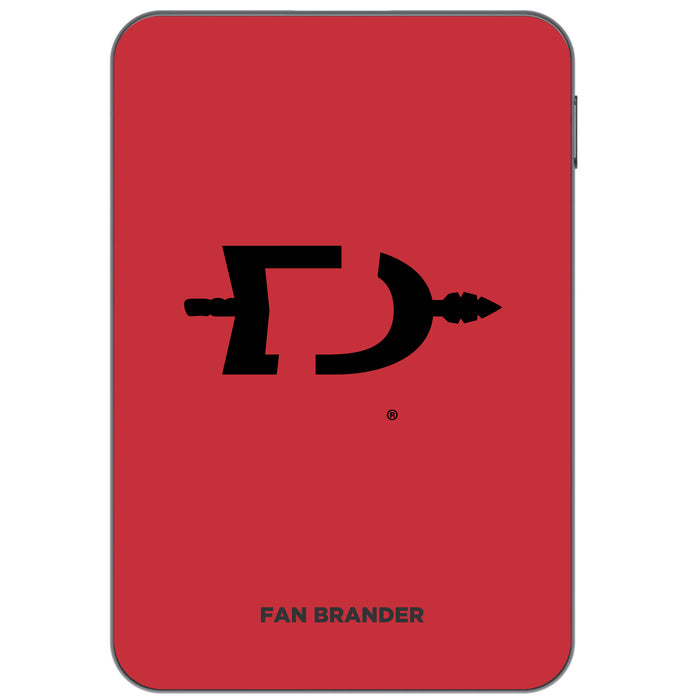 Otterbox Power Bank with San Diego State Aztecs Primary Logo on Team Background Design