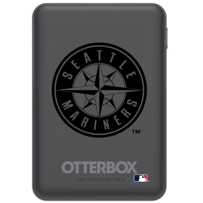 Otterbox Power Bank with Seattle Mariners Primary Logo in Black