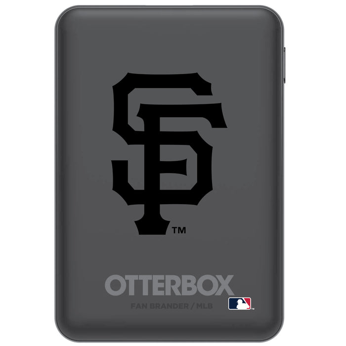 Otterbox Power Bank with San Francisco Giants Primary Logo in Black
