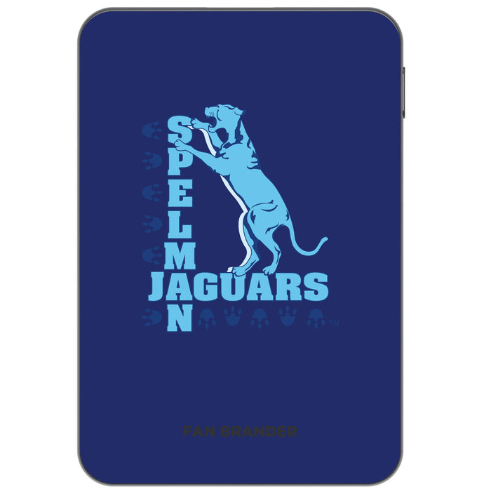 Otterbox Power Bank with Spelman College Jaguars Primary Logo on Team Background Design