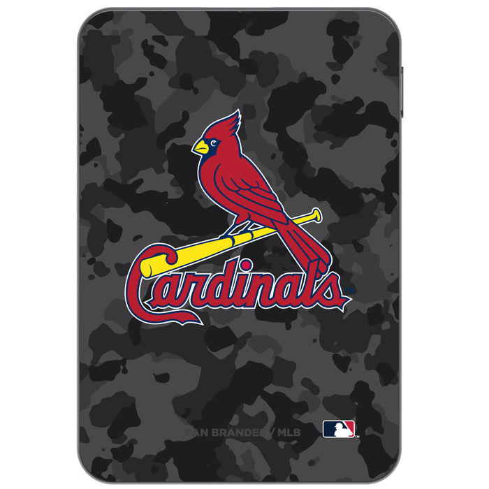 Otterbox Power Bank with St. Louis Cardinals Urban Camo Background