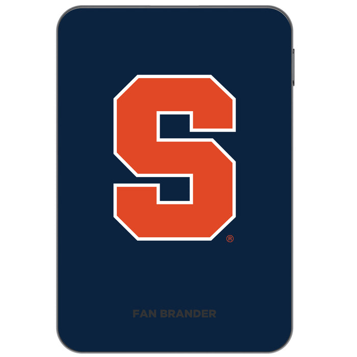 Otterbox Power Bank with Syracuse Orange Primary Logo on Team Background Design