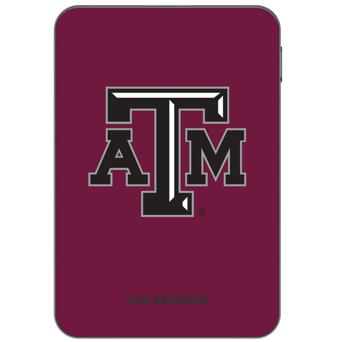 Otterbox Power Bank with Texas A&M Aggies Primary Logo on Team Background Design