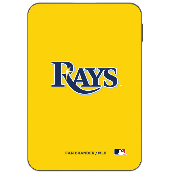 Otterbox Power Bank with Tampa Bay Rays Primary Logo on Team Color Background