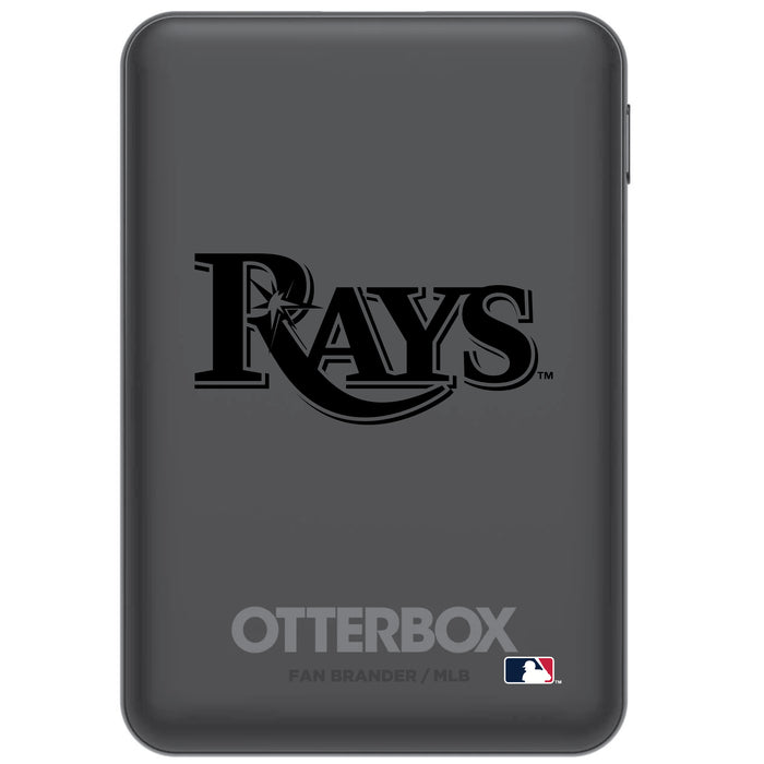 Otterbox Power Bank with Tampa Bay Rays Primary Logo in Black