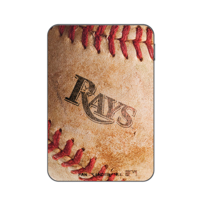 Otterbox Power Bank with Tampa Bay Rays Primary Logo and Baseball Design