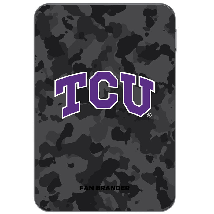 Otterbox Power Bank with Texas Christian University Horned Frogs Urban Camo Design