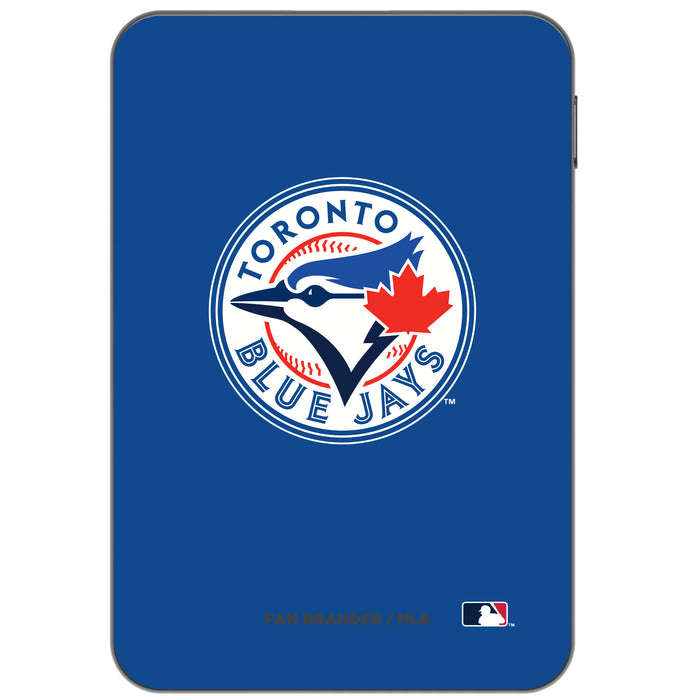 Otterbox Power Bank with Toronto Blue Jays Primary Logo on Team Color Background