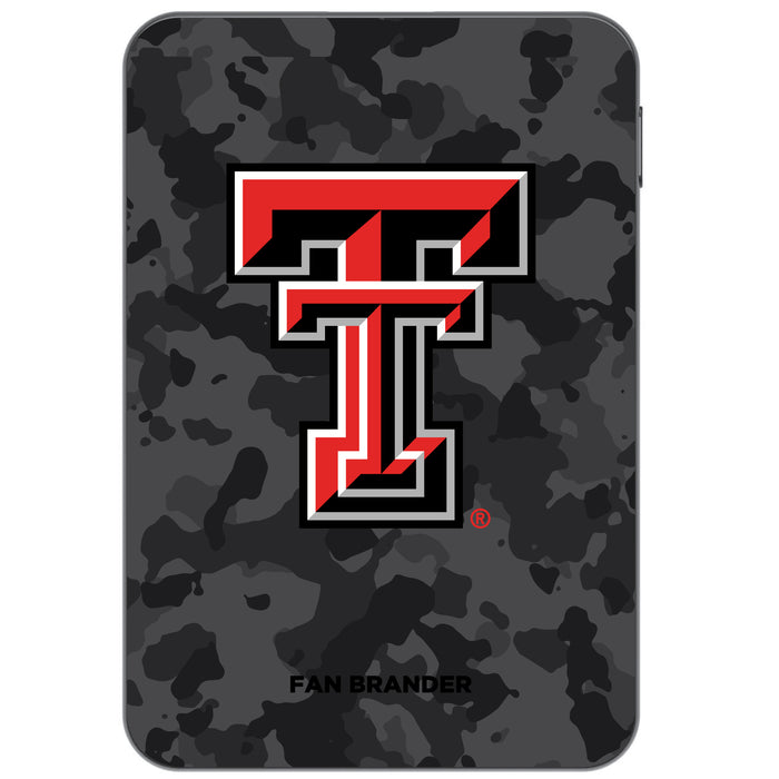 Otterbox Power Bank with Texas Tech Red Raiders Urban Camo Design