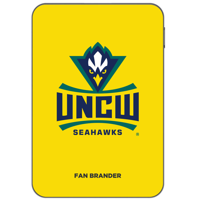 Otterbox Power Bank with UNC Wilmington Seahawks Primary Logo on Team Background Design