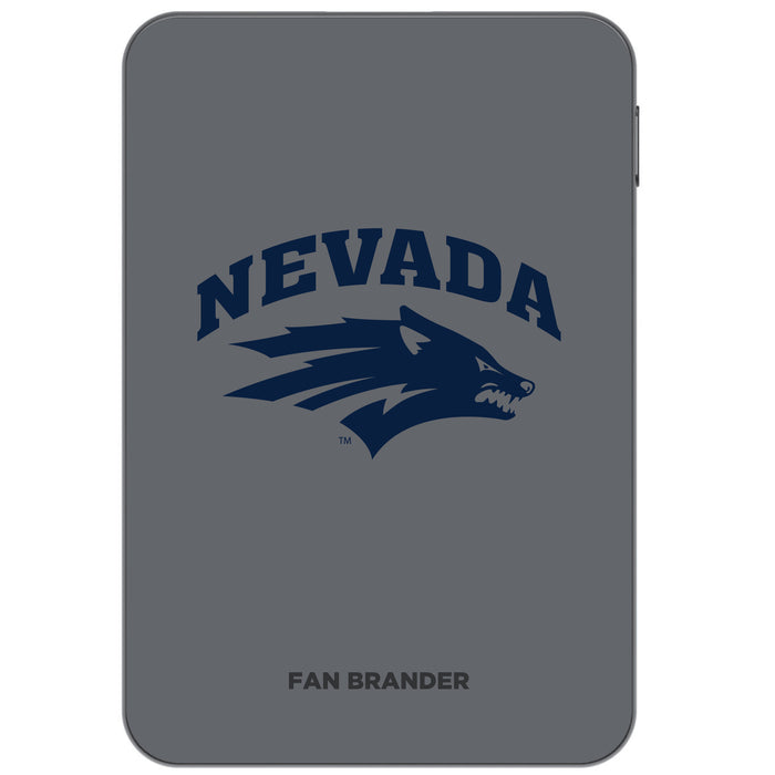 Otterbox Power Bank with Nevada Wolf Pack Primary Logo on Team Background Design