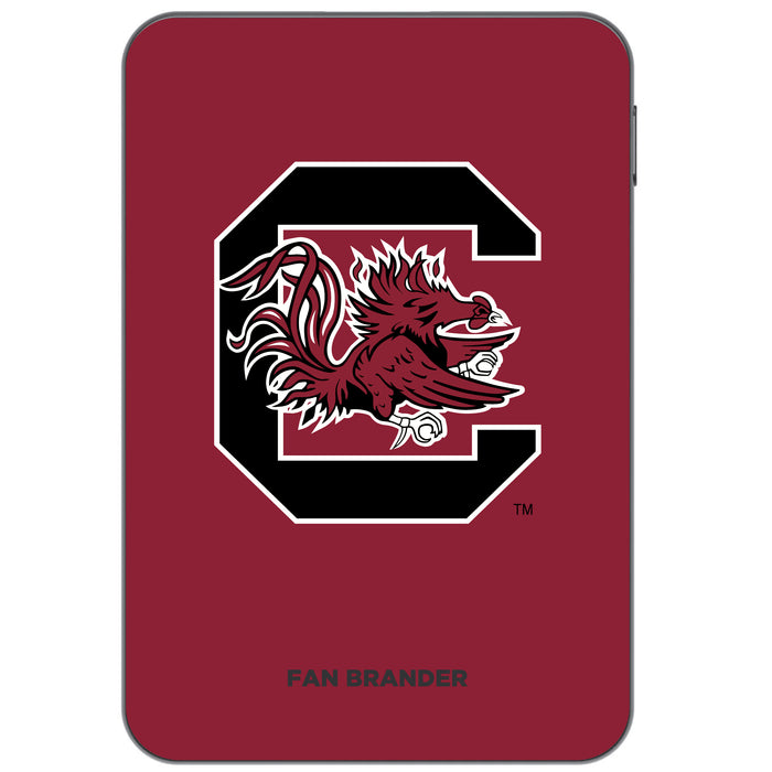 Otterbox Power Bank with South Carolina Gamecocks Primary Logo on Team Background Design
