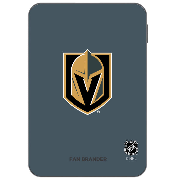 Otterbox Power Bank with Vegas Golden Knights Primary Logo on team color background