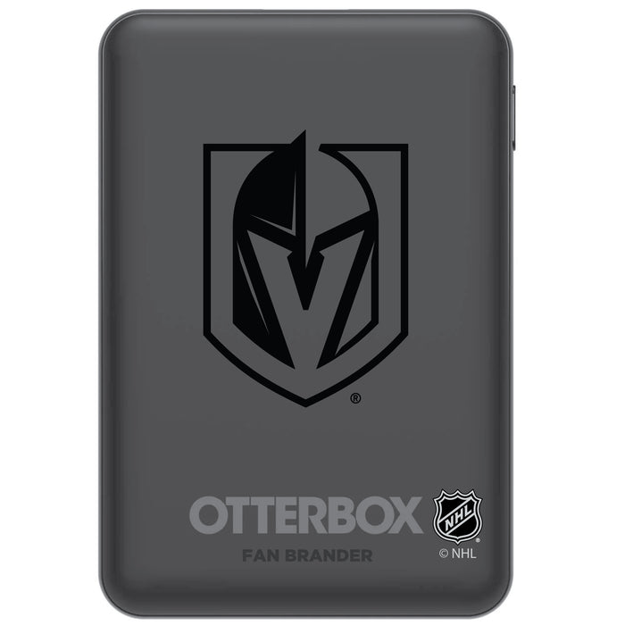 Otterbox Power Bank with Vegas Golden Knights Primary Logo in Black