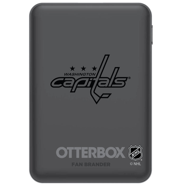 Otterbox Power Bank with Washington Capitals Primary Logo in Black