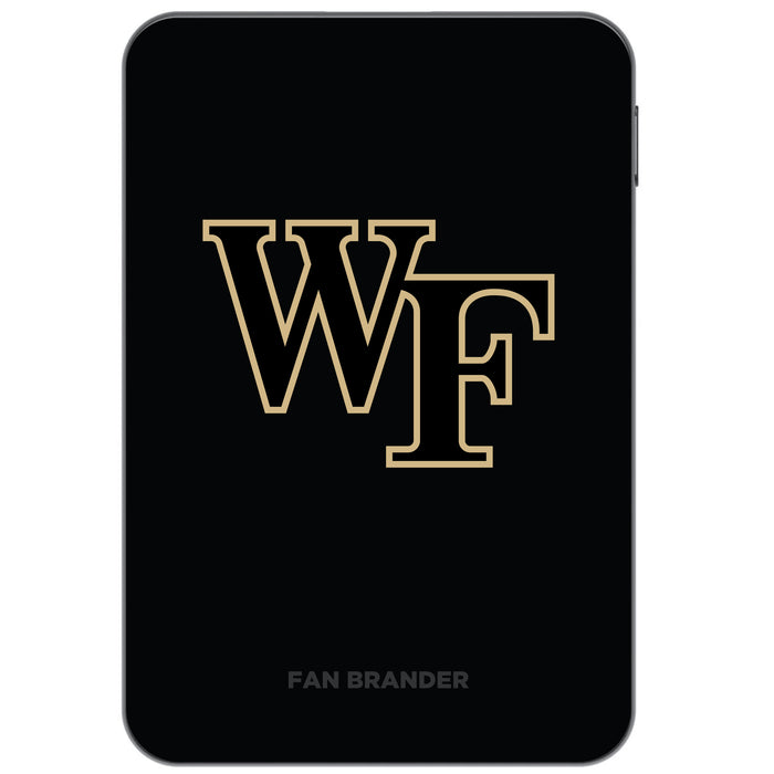 Otterbox Power Bank with Wake Forest Demon Deacons Primary Logo on Team Background Design