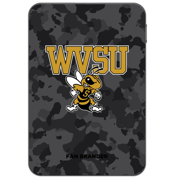 Otterbox Power Bank with West Virginia State Univ Yellow Jackets Urban Camo Design