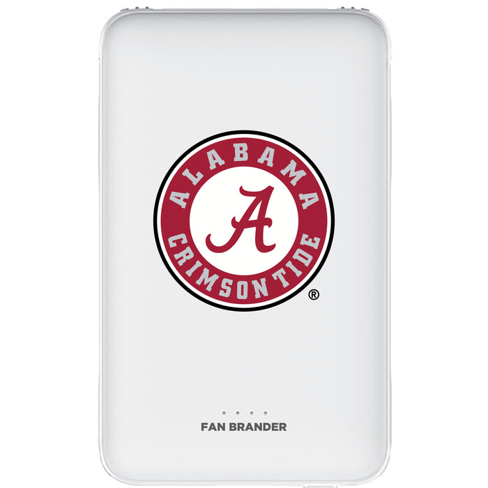 Fan Brander 10,000 mAh Portable Power Bank with Alabama Crimson Tide Primary Logo