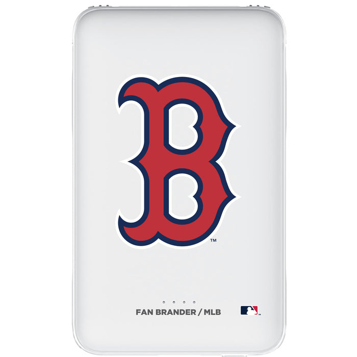 Fan Brander 10,000 mAh Portable Power Bank with Boston Red Sox Primary Logo