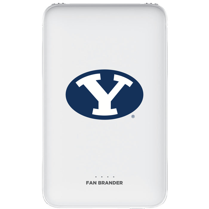 Fan Brander 10,000 mAh Portable Power Bank with Brigham Young Cougars Primary Logo