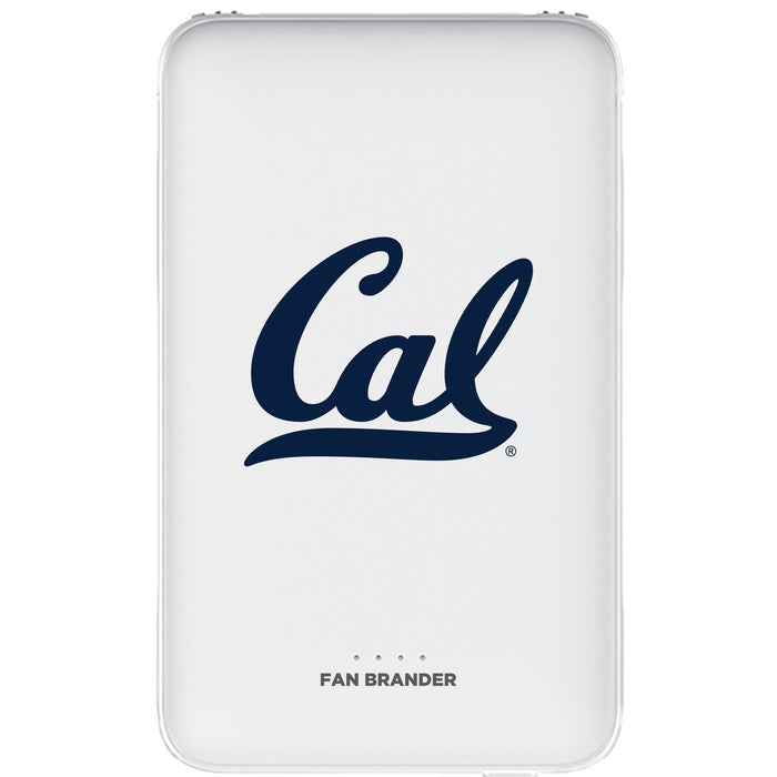 Fan Brander 10,000 mAh Portable Power Bank with California Bears Primary Logo