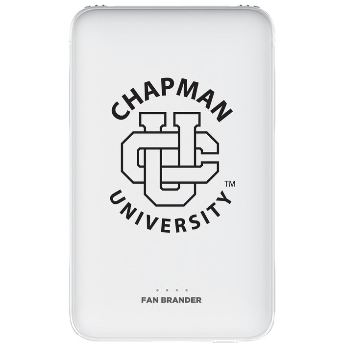 Fan Brander 10,000 mAh Portable Power Bank with Chapman Univ Panthers Primary Logo