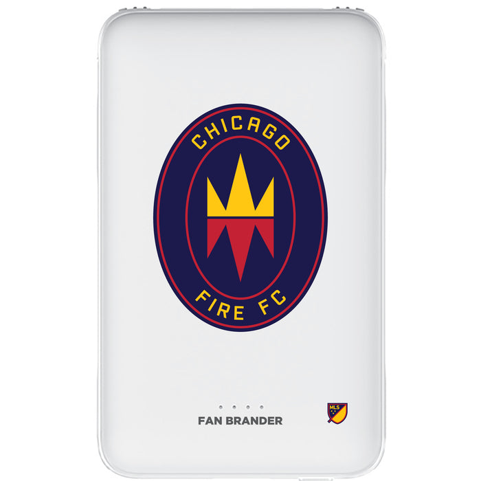 Fan Brander 10,000 mAh Portable Power Bank with Chicago Fire Primary Logo