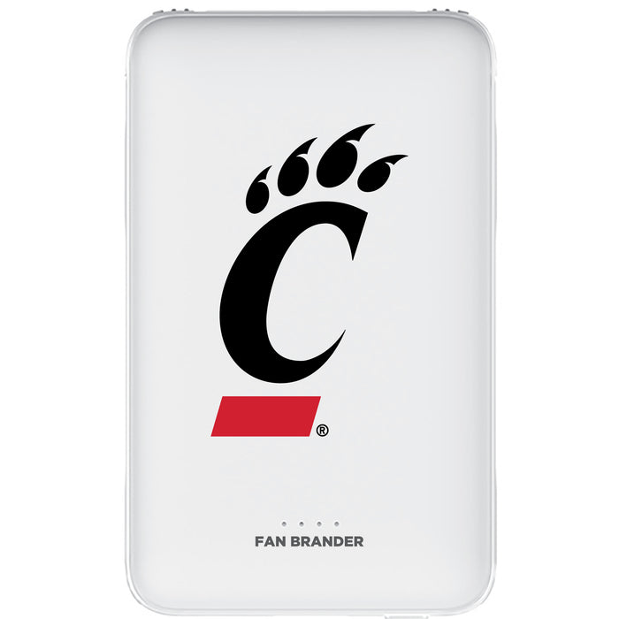 Fan Brander 10,000 mAh Portable Power Bank with Cincinnati Bearcats Primary Logo