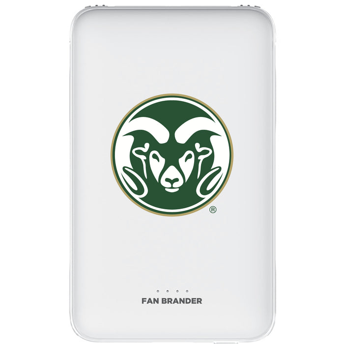 Fan Brander 10,000 mAh Portable Power Bank with Colorado State Rams Primary Logo
