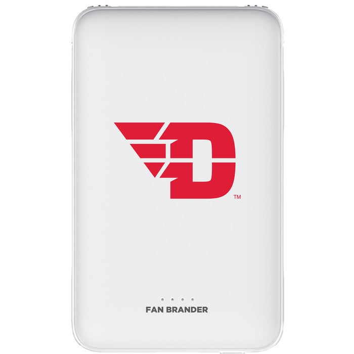 Fan Brander 10,000 mAh Portable Power Bank with Dayton Flyers Primary Logo