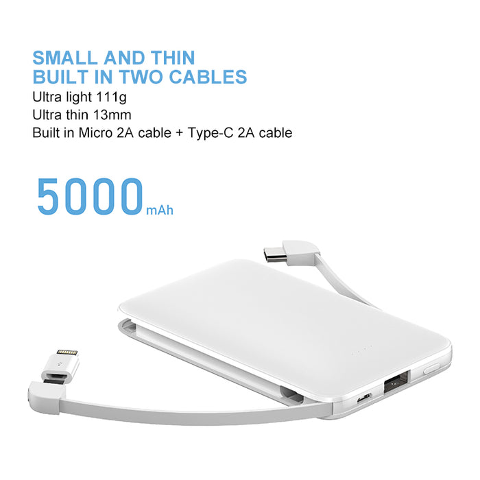 Fan Brander 10,000 mAh Portable Power Bank with SMU Mustangs Whate Marble Design