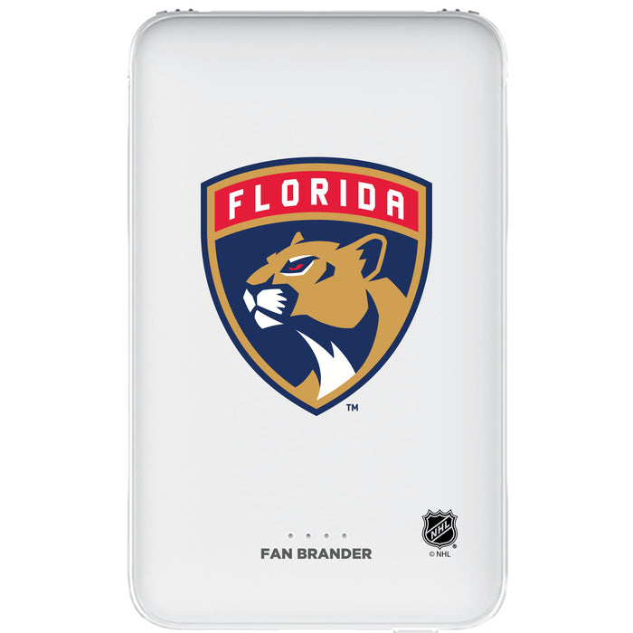 Fan Brander 10,000 mAh Portable Power Bank with Florida Panthers Primary Logo