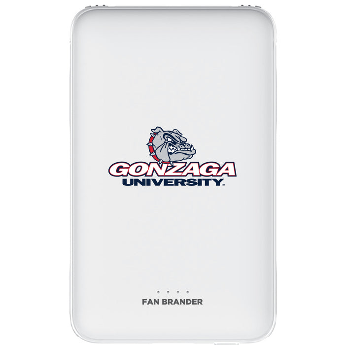 Fan Brander 10,000 mAh Portable Power Bank with Gonzaga Bulldogs Primary Logo