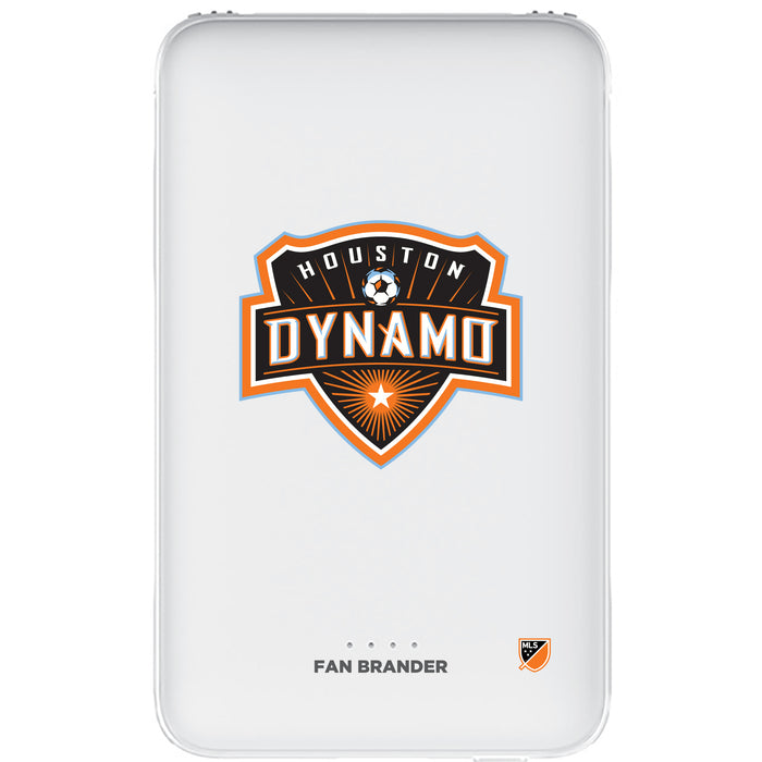 Fan Brander 10,000 mAh Portable Power Bank with Houston Dynamo Primary Logo