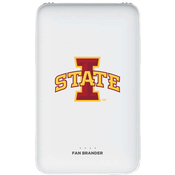 Fan Brander 10,000 mAh Portable Power Bank with Iowa State Cyclones Primary Logo