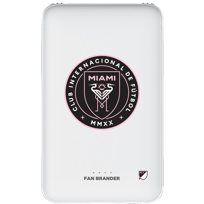 Fan Brander 10,000 mAh Portable Power Bank with Inter Miami CF Primary Logo