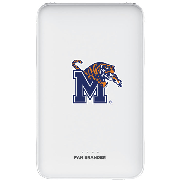 Fan Brander 10,000 mAh Portable Power Bank with Memphis Tigers Primary Logo