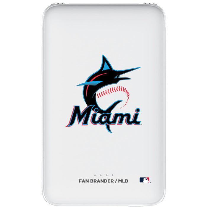 Fan Brander 10,000 mAh Portable Power Bank with Miami Marlins Primary Logo
