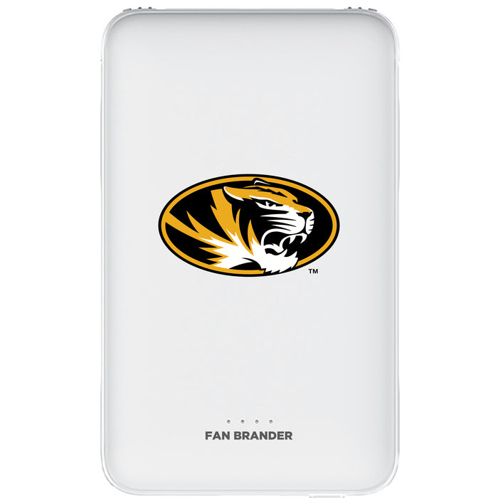 Fan Brander 10,000 mAh Portable Power Bank with Missouri Tigers Primary Logo